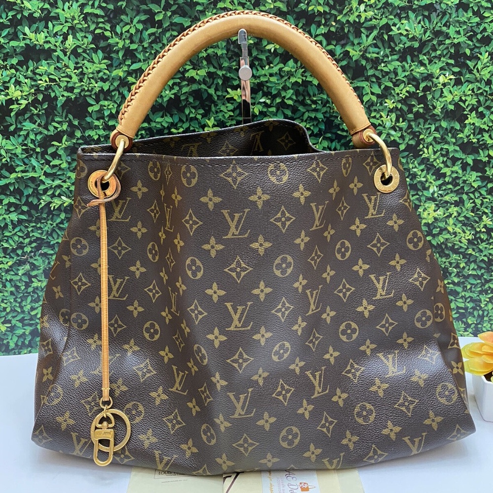 Louis Vuitton Artsy MM Monogram Shoulder Bag Tote Purse (GI4181)